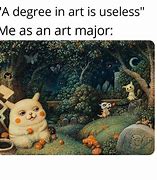 Image result for Art Degree Meme