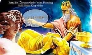 Image result for midas and dionysus