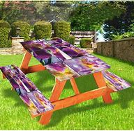 Image result for Fitted Picnic Table and Bench Covers