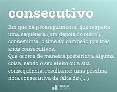 Image result for consecutivo