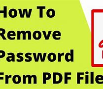 Image result for Unlock PDF Password