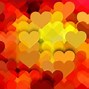 Image result for Yellow Heart On Red Background