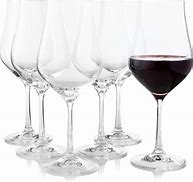 Image result for Wine Glasses with Red Tops