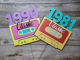 Image result for 80s Cassette Tape Cake Topper