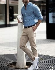 Image result for What to Wear with Beige Chinos
