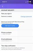 Image result for Yahoo! Account Security Change Password