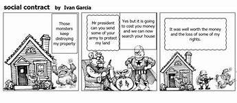 Image result for Social Contract Governmenttheory Cartoon