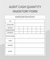Image result for Inventory Audit Sheet