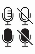 Image result for Microphone Muting and Unmute Icon
