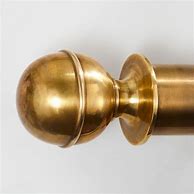 Image result for Satin Brass Curtain Pole