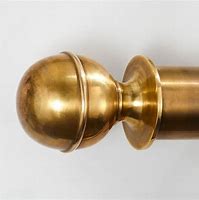Image result for Metal Curtain Rod Finials