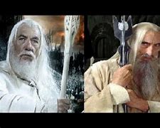 Image result for Lotr Wizard Battle Gandalf vs Saruman