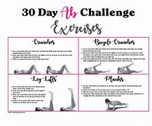 Image result for 30-Day AB and Leg Challenge