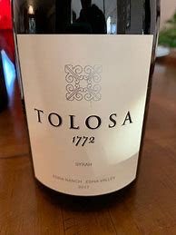 Image result for Tolosa Syrah Edna Ranch