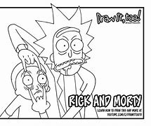 Image result for How to Draw Rick and Mroty