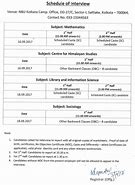 Image result for Interview Schedule Template