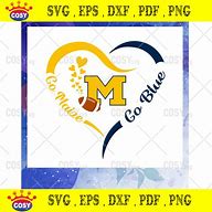 Image result for Michigan Go Blue SVG