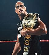 Image result for The Rock Dwayne Johnson WWE Champion