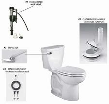 Image result for American Standard Cadet Toilet Parts