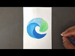Image result for How to Draw Microsoft Edge Logo