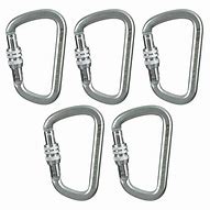 Image result for Non-Opening Carabiner Stainless Steel