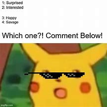 Image result for Pikachu Emotions Meme