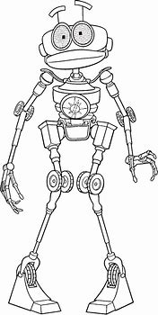 Image result for Rob the Robot Coloring Pages
