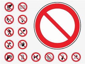 Image result for Prohibition Sign Clip Art