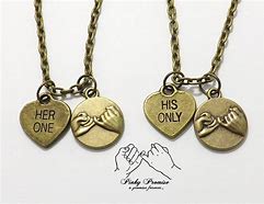 Image result for Cute Boyfriend and Girlfriend Necklaces