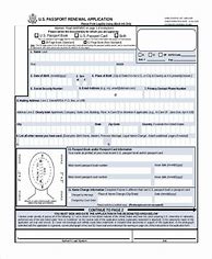 Image result for Passport Renewal Form