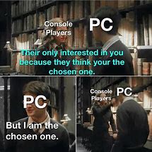 Image result for Skyrim Console vs PC Meme