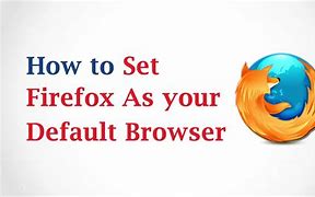 Image result for Firefox as Default Browser