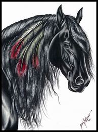 Image result for Native Horse Drawings