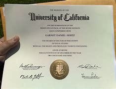 Image result for University of California PhD Degree