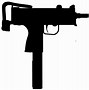 Image result for MAC-10 Silhouette Png