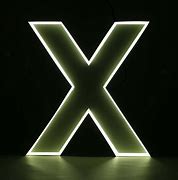 Image result for Neon Letter X