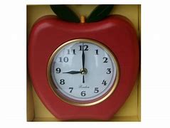 Image result for Red Apple Clock