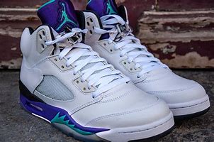 Image result for Jordan 5s Grape