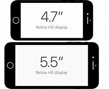 Image result for iPhone 7Plus and 7 Size