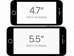 Image result for iPhone 8 Plus Screen Display Size