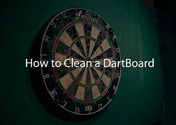 Image result for How to Clean Dart Board