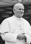 Image result for Pope John Paul 2 Staue W Red Hand Prints