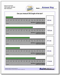 Image result for Ruler Metric Measurement Worksheet