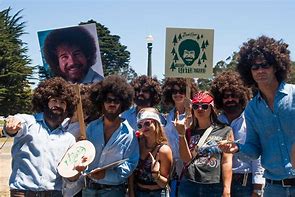 Image result for Bob Ross Group Costume