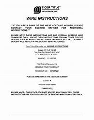 Image result for Email Wiring Instructions Template