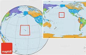 Image result for Hawaii On World Map