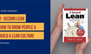 Image result for 2 Second Lean Book