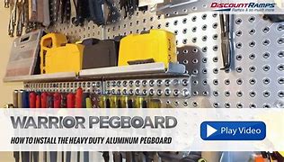 Image result for Heavy Duty Pegboard Mount to Desk