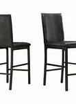 Image result for Brown Leather Counter Height Chairs
