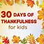 Image result for 30 Days of Thankfulness List
